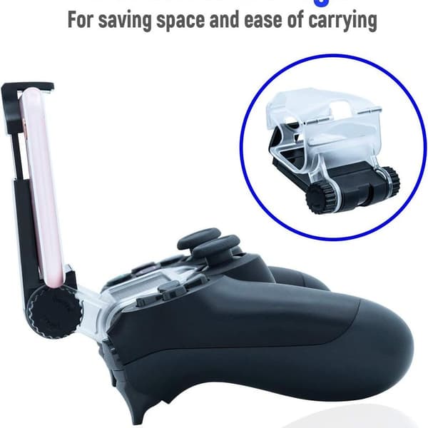 Mcbazel Smartphone Clip Holder Klemmeholder til PS4/PS4 Slim/PS4 Pro