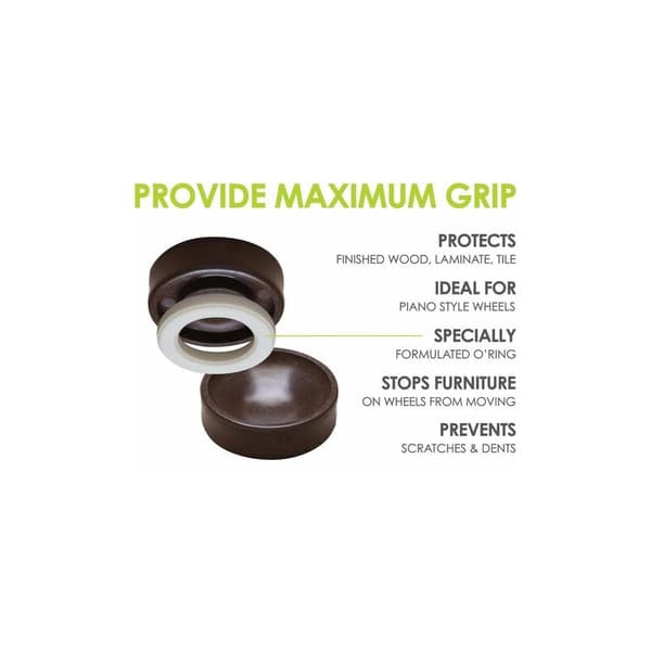 DOPA Large Non-Slip Pads, Chocolate