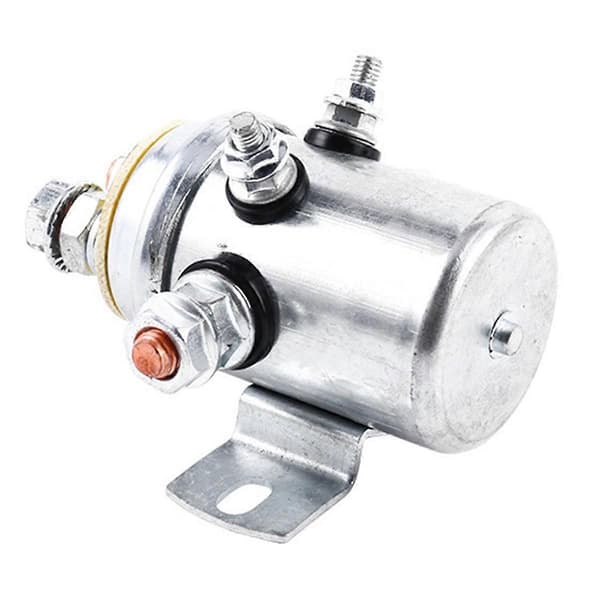 300A 12V Bil Elektrisk Spil Relæ Motor Solenoid Afbryder Højstrømsrelæ 4255-6P Spil Relæ [DB] Sølv Silver