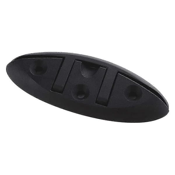 Foldable Cleat, 4 Pcs 5 Inch Pop-Up Dock Cleat Marine Grade Nylon (Black) with Long and Short Screws