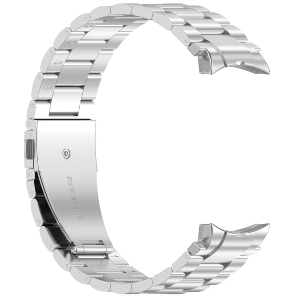 Stilfuldt armbånd i rustfrit stål til Samsung Galaxy Watch 7/FE Sort