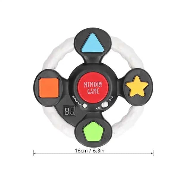 Electronic Memory Handheld Game Electronic Competition Challenge Brain Teaser Memory Running Game with Lights