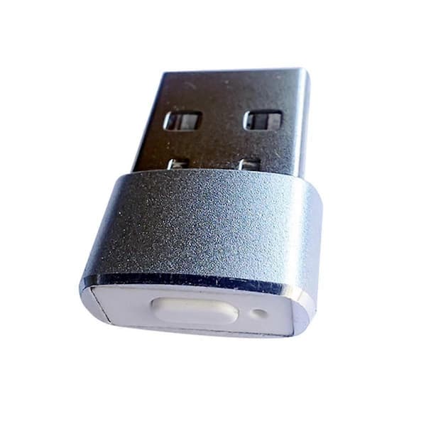Mini Mouse Jiggler ON/Off Button USB Mouse Movement Simulator for Office Automatic Undetectable Mouse Jiggler Silver