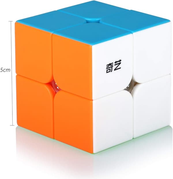 Speed Cube 2x2 2x2x2 Stickerless Magisk Puslespill Magisk Speed Cube