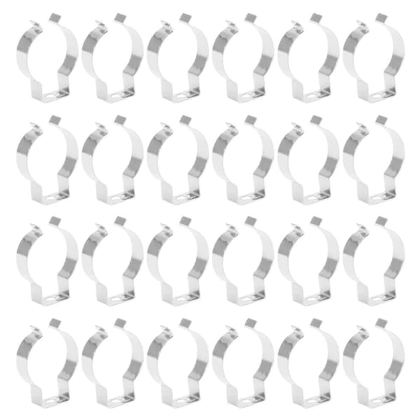 120 stk T8 LED-pærer U-klemmer Holder Fluorescerende rørlysfeste