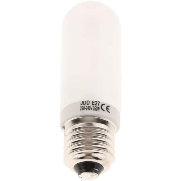 2 st 250W 220-240V E27 Frosted Halogenlampor, Kompatibla med Studioblixtbelysning