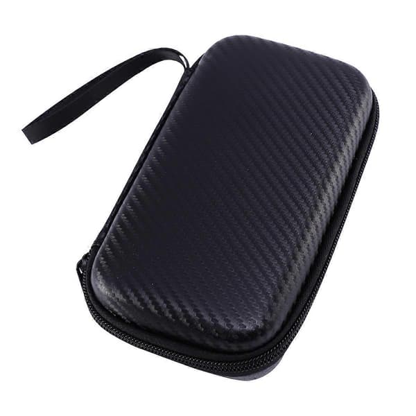 Portable EVA Storage Case Practical Forehead Thermometer Protective Case Shockproof Container for Home Travel (Black)