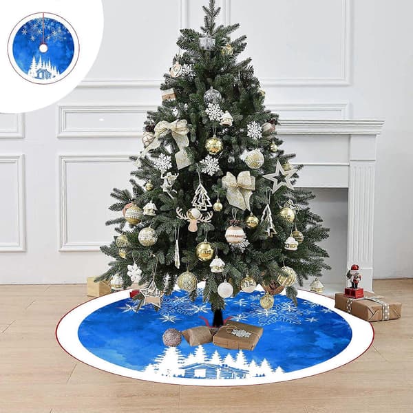 Julepynt Nytt juletreteppe Juleklassiske elementer Julepynt Granmatte Juletre Bunn Dekor Forkle Gave