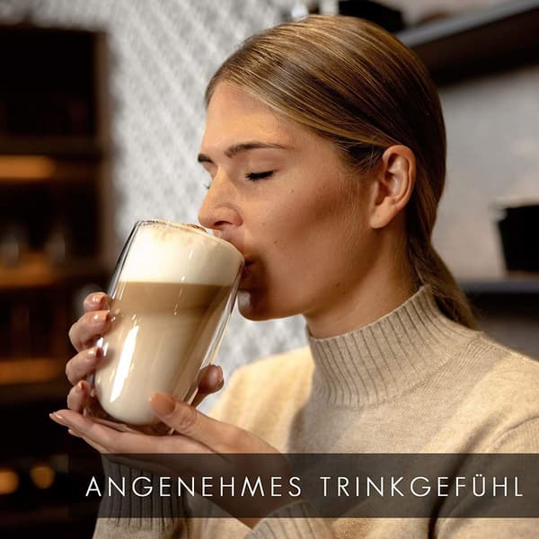 Glaswerk Design Latte Macchiato glas (1 x 450 ml) - dobbeltvæggede glas KLB