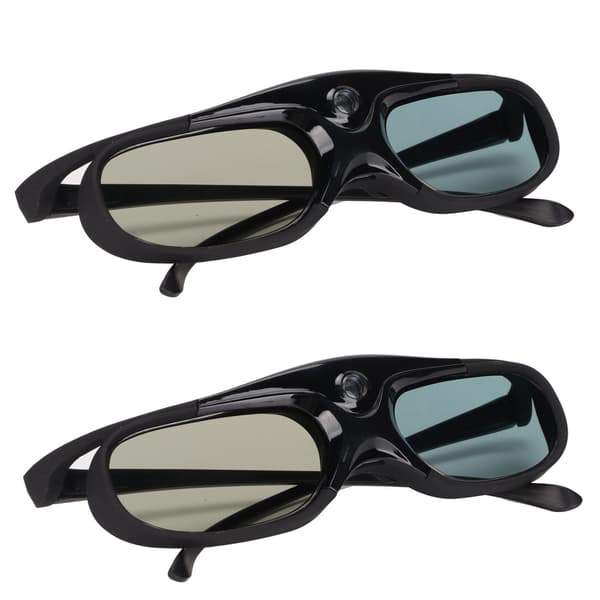 2 st 144Hz 3D Active Shutter Glasses DLP LinK LCD-lins 3D-glasögon för 3D DLP-projektorer