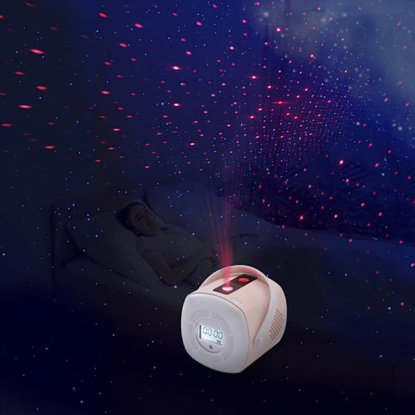 Elektroninen herätyskello USB-latauksella, LED-näytöllä ja projektiolla