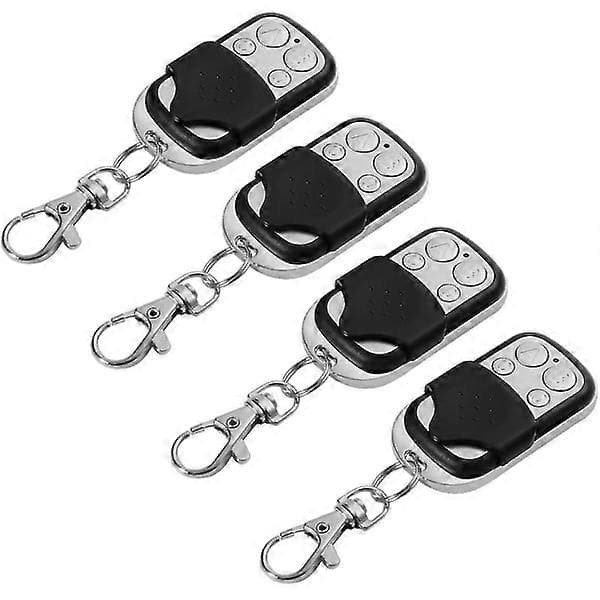 Garageportsöppnare Fjärrkontroll, Universal 433mhz, 4-pack