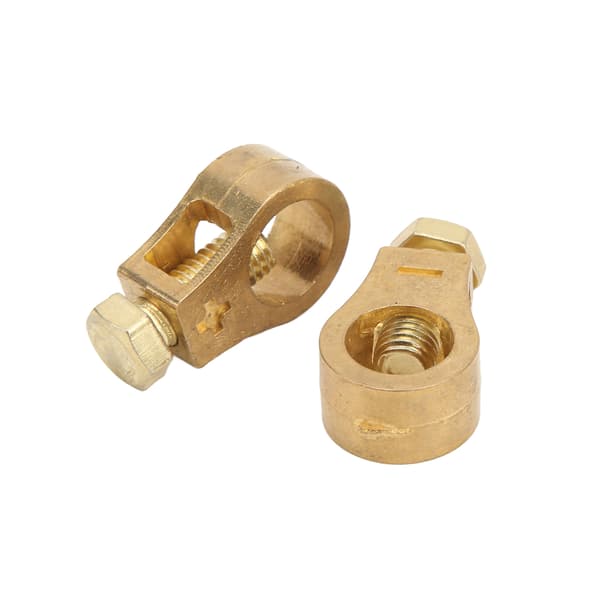2 STK Batterikabelklemme O-form 16-18mm ID Universal for skip bobiler lastebiler biler