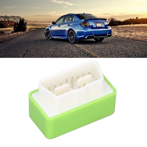 OBD2 ECO Drivstoffbesparende Effekt Chip Tuning Box 15% ABS Universal for Biler Siden 1996 grønn green