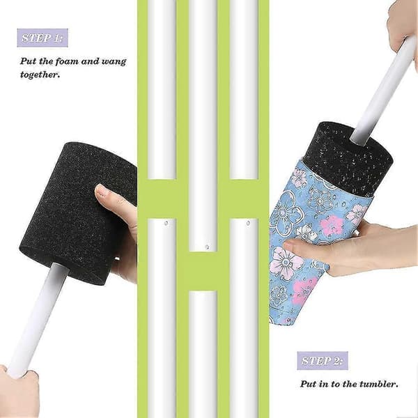 9 stk. kopp-tørkearm erstatning 3/4 tommer PVC-rør koppholder stativrør