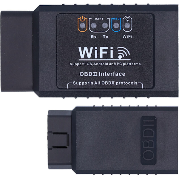 Wifi OBD2-kodelæser Professionel bilscanneradapter Diagnostisk værktøj til IOS til Android