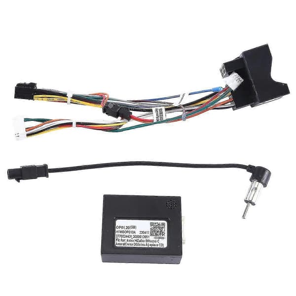 Bilradiokabel med CANBus-boks til Opel Astra H Zafira B Strømkabler til Android Headunit Installationsadapter -Yx