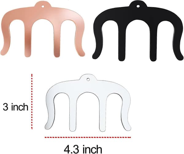 Notklämmor - Metalliska sidhållare, Bokklämma för läsning (Bokklämma 3-pack)-FA-