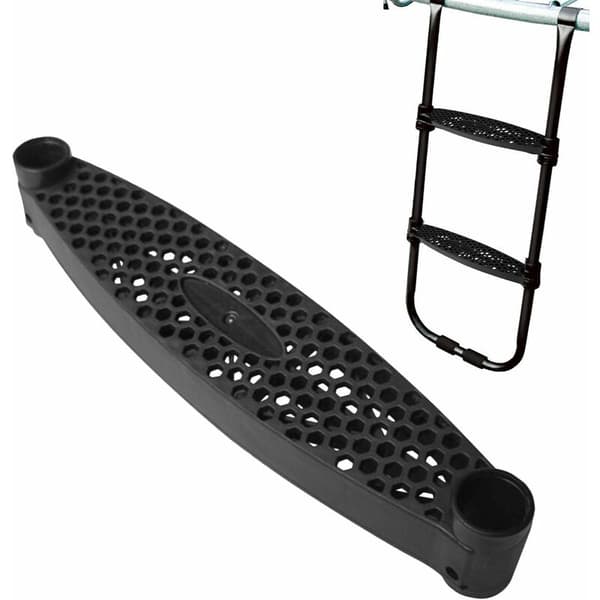 Trampoline Ladder, Non-Slip Steps for Climbing - Trampoline Replacement Accessories, Easy to Assemble Trampoline Ladders, Sturdy and Safe for Children