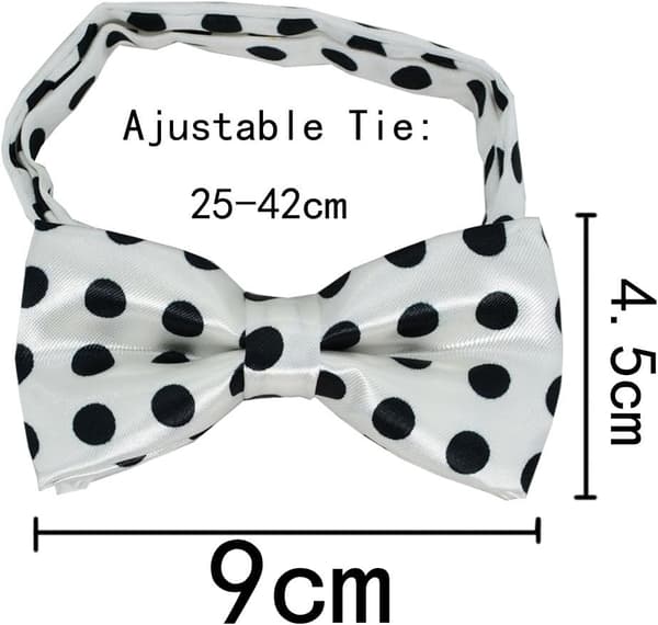 drenge-flue, justerbar, formel, forhåndsbundet, prikket, justerbar Gr. one size, farve fire -