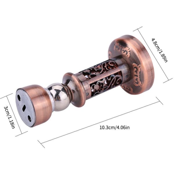 Magnetisk dørstopper i rustfrit stål, antik bronze finish