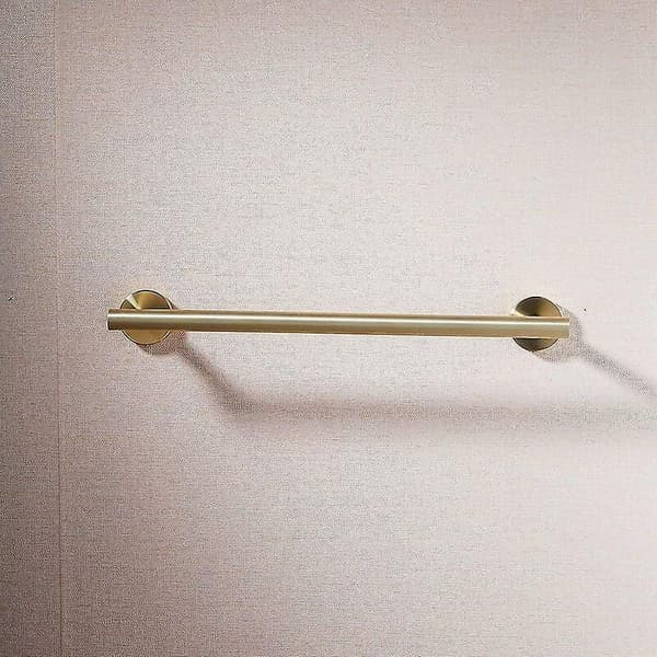 304 håndklestativ i rustfritt stål, baderomsdusj, håndklestativ, rustfritt, veggmontert messing, 40 cm lengde
