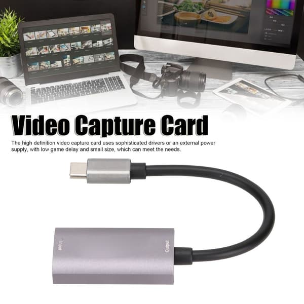 Portable Video Capture with USB-C to HD Multimedia Interface KLB