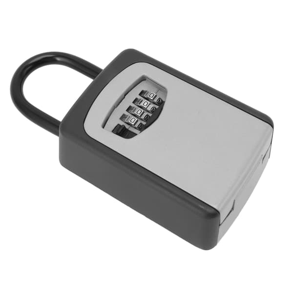Key Box Large Capacity Wall Mounted Resettable 4-Digit Key Storage Security Box for House Keys