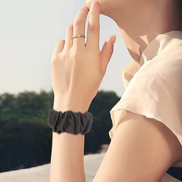 Urrem 22 mm erstatningsarmbånd stofarmbånd til uret, elastisk armbånd til enhver lejlighed jul, matchende interface tilfældig farve -