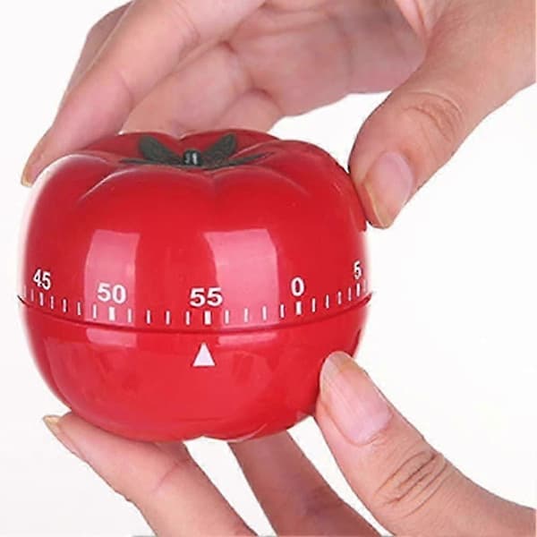 Timer Mekanisk Manuell Timer Hem Kök Väckarklocka Tomat Timer Alarm Timer För Alarmljud Nedräkning Röd Minut Matlagning Ångverktyg (2st)