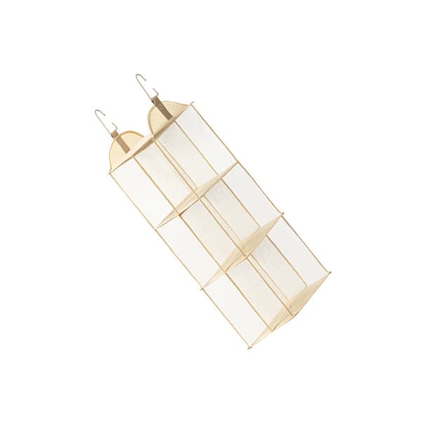 Three-Layer Hanging Storage Bag - Maximize Wardrobe Space & Organize Essentials Beige Beige Beige