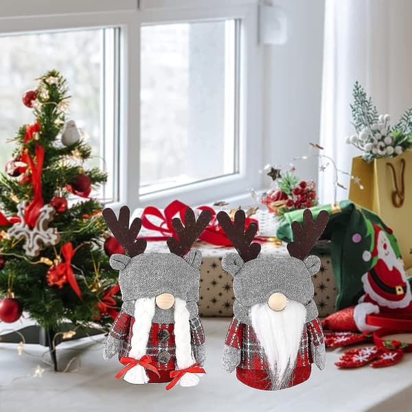 2-pak Snemand Solcellelamper Jul Solcellelamper Have Snemand Dekorative Ganglamper