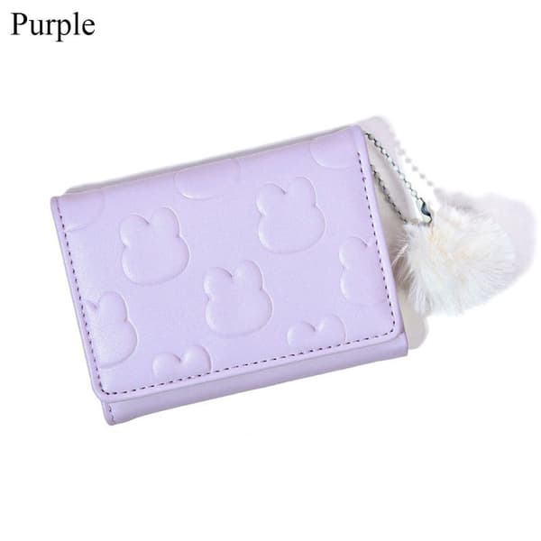 Korta plånböcker Myntbörs LILA purple