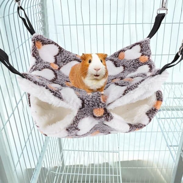 Large Hammock for Rats, Guinea Pigs, and Ferrets - Hanging Bed for Small Animals