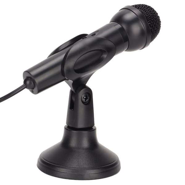 Kablet, støyreduserende 3,5-kanals karaokemikrofon KLB