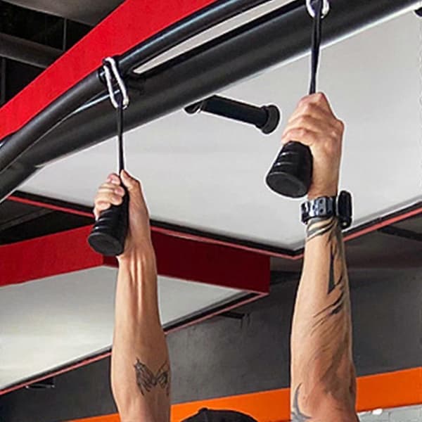 1 Par Biceps Triceps Trækreb Enkelt Greb Reb Nedtræk Kabel Gym Tilbehør