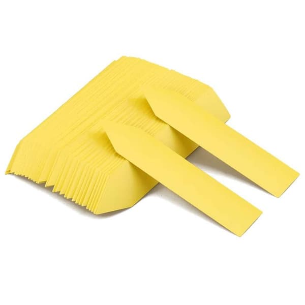 100-pack Plant Marker Labels, Yellow