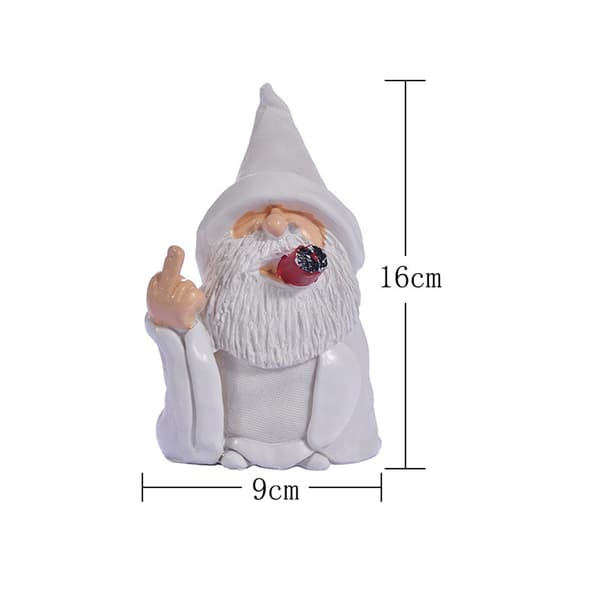Creative Smoker White Beard Gnome Elder Garden Decoration Ornament