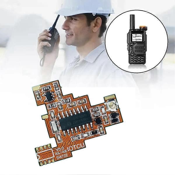 SI4732 V5.0 FPC Modification Module & 2xDonut Antenna for K5 K6 HF Shortwave Full Band/Single Sideband Reception