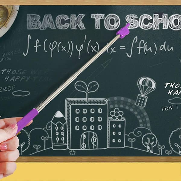 4 st Telescopic Teacher Pointers, Mini Hand Pointer Finger Pointer Stick Finger Pointer for School Preschool Teacher