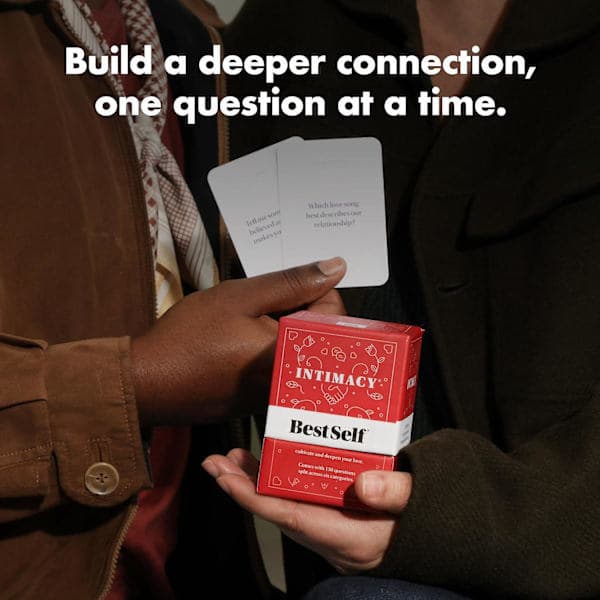 Intimacy Card Deck with 150 Relationship-Building Conversation Starters, Meaningful Couple Game, Pe [DB]