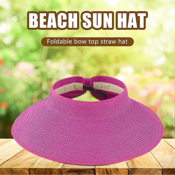Solhatte til kvinder UV-beskyttelse Sommerhat Strandhat Solhat til fiskeri Vandring -Sy Sort Black