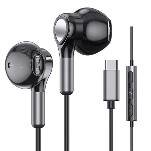 USB C-hörlurar för Samsung Galaxy S22 Ultra S21 FE S20 A53 USB C-hörlurar