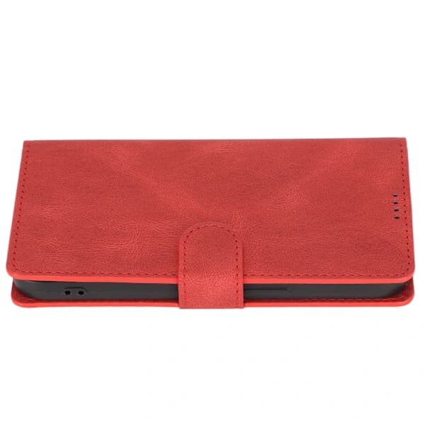 Classic PU Leather Wallet Case Magnetic Closure Phone Cover for iPhone 13