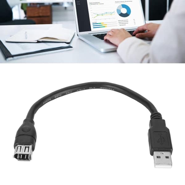 Firewire 1394 6-pin Female to USB 2.0 Adapter Cable - Plug-and-play - Flexible and Reliable - Suitable for Digital Cameras - DV Camcorders.