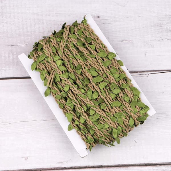 20m Natural Vine Rope, Artificial Leaf Rope, DIY Artificial Leaves