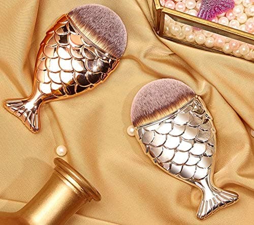 1 Pack Makeup Brush with Mermaid Tail, Exquisite Fish Tail DXGHC