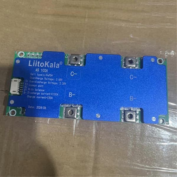 4S 12V 100A LiFePo4 Battery BMS with Advanced Charging Protection Board