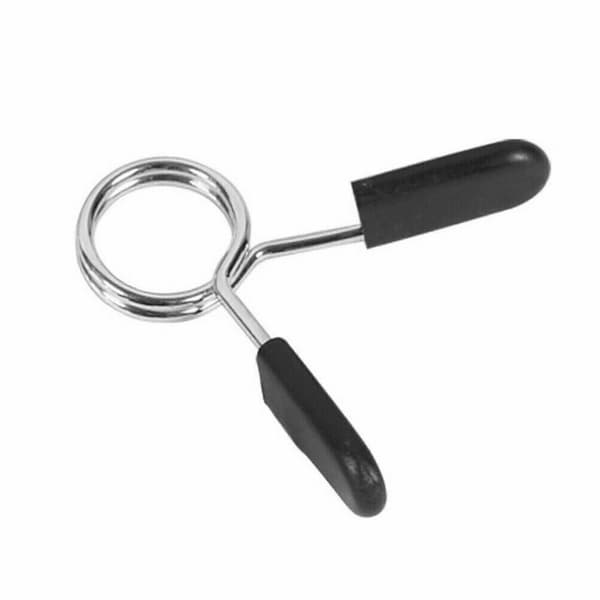 2-pack Barbell Clamps for Gym Weight Bars, 30mm Spring Lock Clips for Dumbbell Equipment