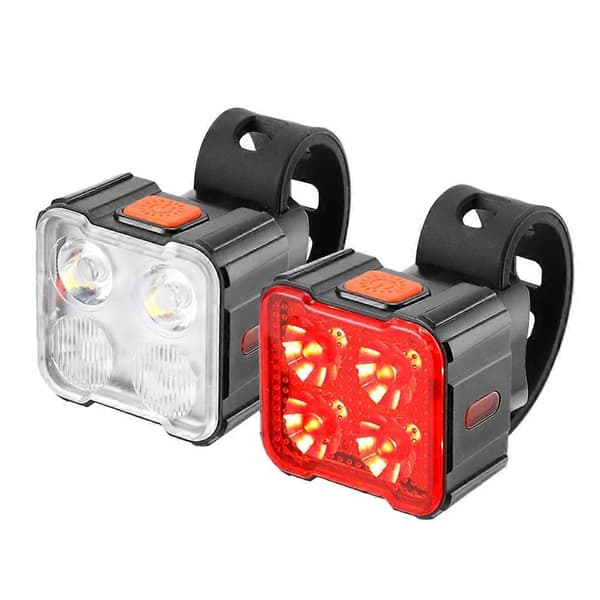 Rechargeable Bicycle Front and Rear Bike Light for Bicycle Lanterns MTB Headlight